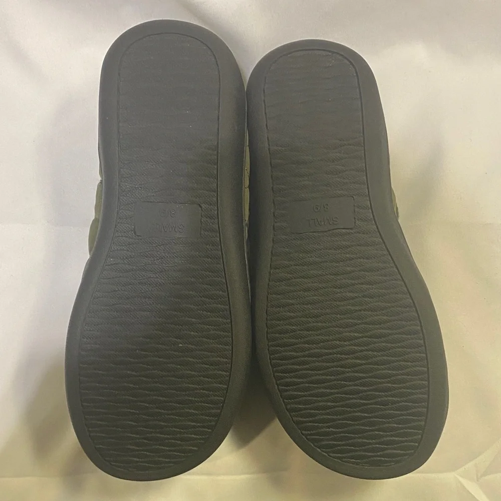 Vance Co Jc‎ Fargo Mens Olive Green Clog Slippers Size 8/9
